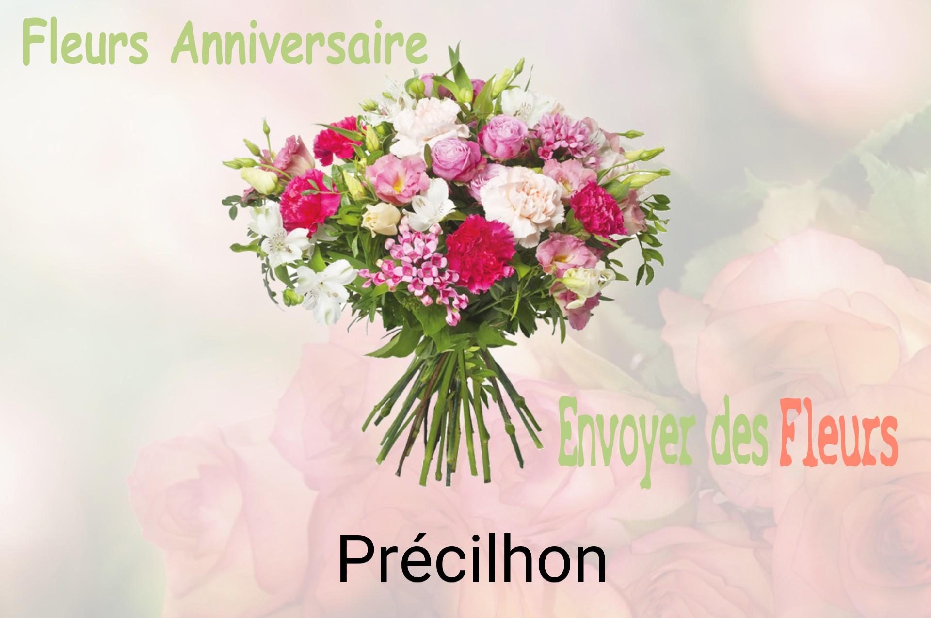 Bouquet de fleurs d’anniversaire livré à Précilhon